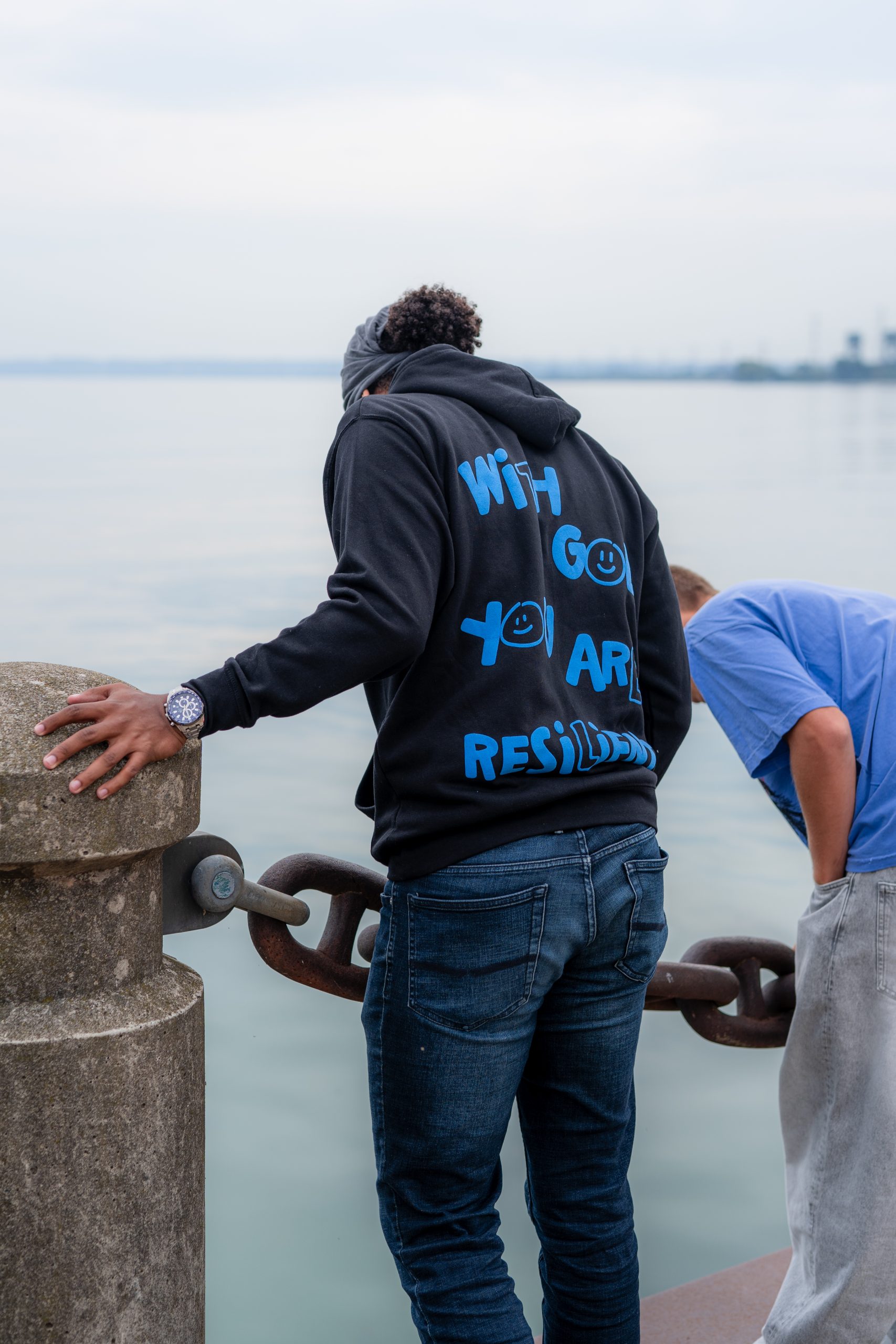 Black “Resilient” Hoodie - Image 2