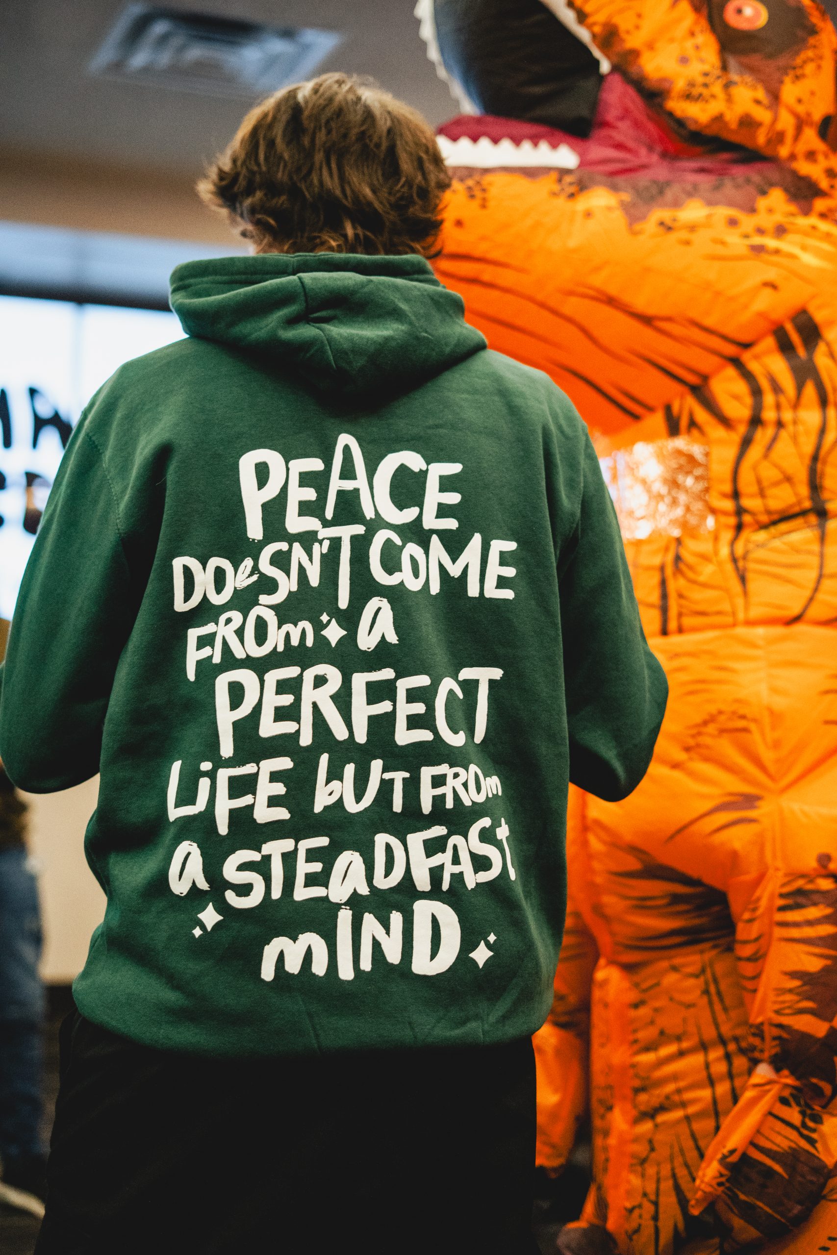 Forest Green “Steadfast Mind” Hoodie