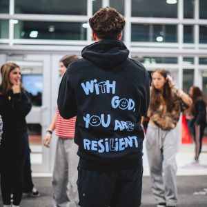 Black “Resilient” Hoodie