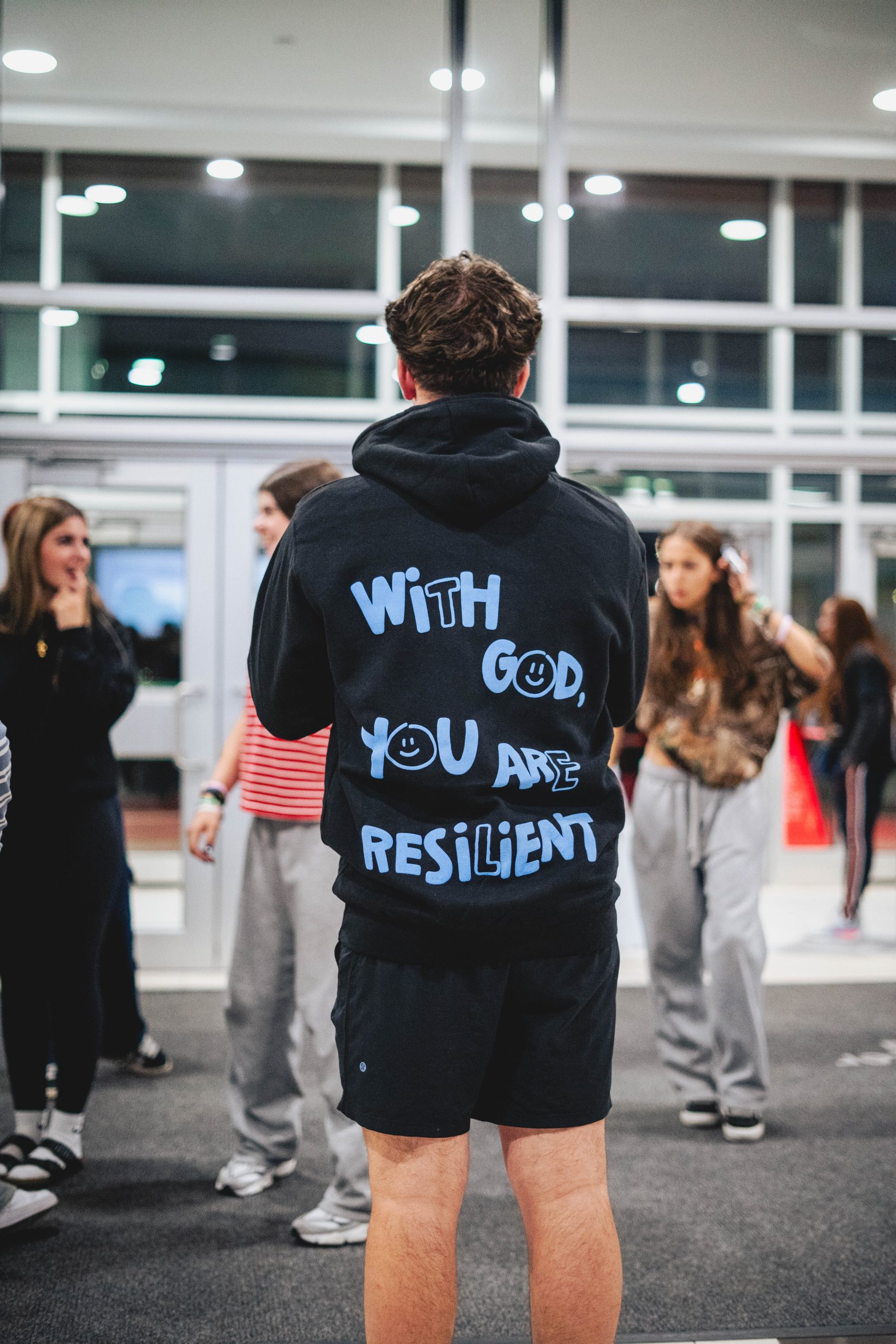 Black “Resilient” Hoodie